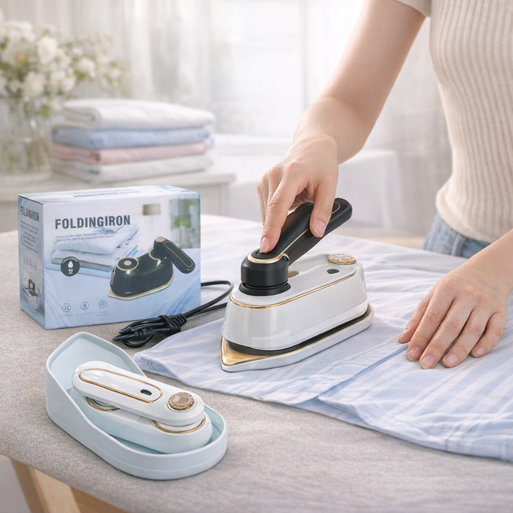 Plancha compacta a vapor portatil